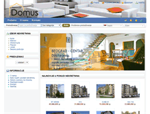 Tablet Screenshot of domus-nekretnine.com